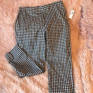 Gingham Skinny Pants